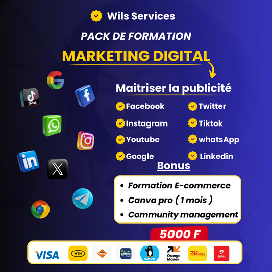 Pack Marketing Digital - Wils Services